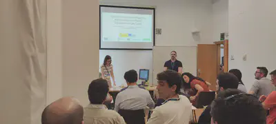 Foto de la presentación de Javier Mateos